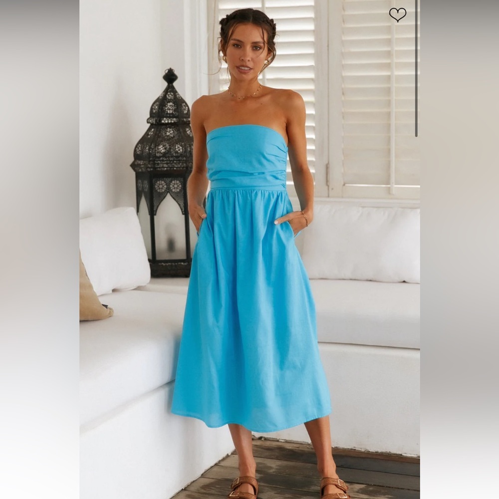 Fortunate One Lorelei Maxi Dress Blue